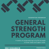 green and black front page titled general strength program by hanphysio